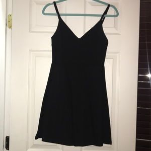 black skater lulus homecoming dress